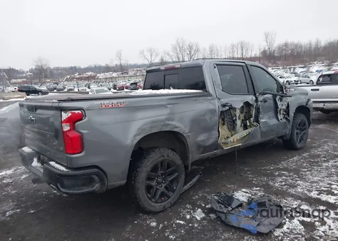 2021 Chevrolet Silverado 1500 4Wd Standard Bed Lt Trail Boss from USA, damaged, VIN 3GCPYFEDXMG336388